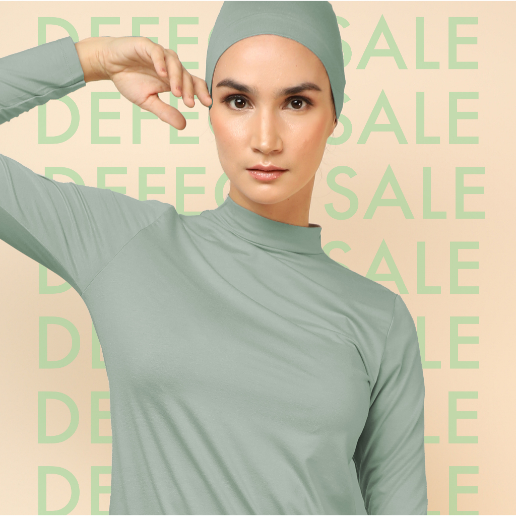 DEFECT SALE 40% Manset Atasan Lengan Panjang Turtleneck 713