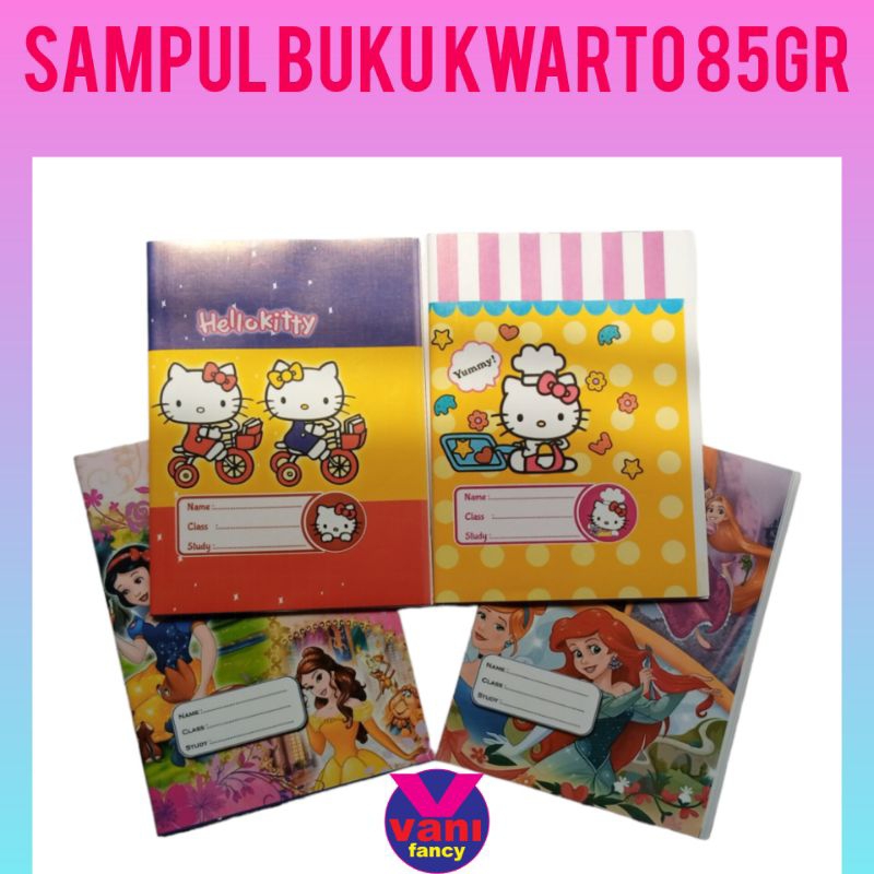 

ISI 20 LEMBAR) SAMPUL BUKU KERTAS TULIS GAMBAR FANCY / SAMPUL KERTAS KWARTO 85gr