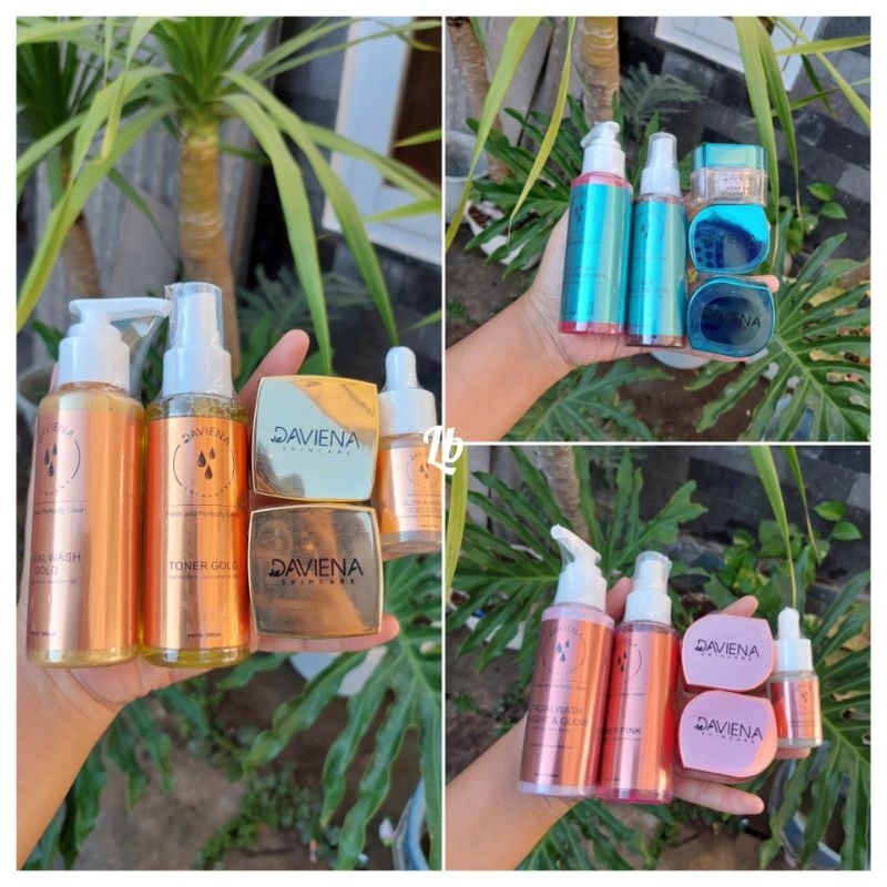 DAVINA SKINCARE GOLD, GLOWING,ACNE SERIES ORIGINAL