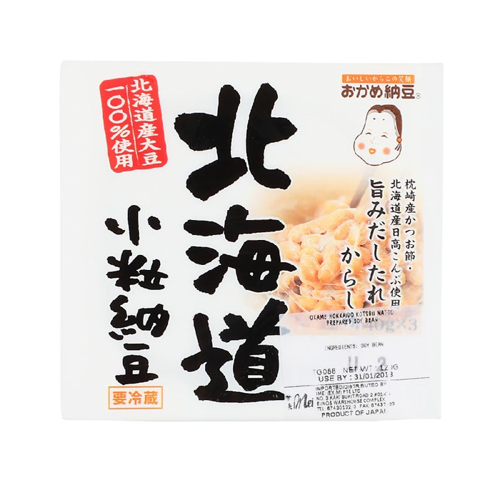 

Takano Hokkaido Kotsubu Natto Jepang / Probiotik Fermentasi Kacang Kedelai / Kotak 3 Pcs 136 Gr