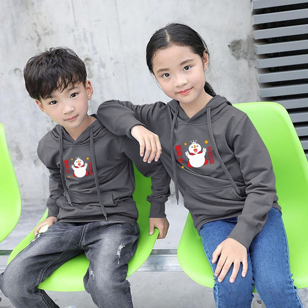 JOSJOLI_STORE/SWEATER HOODIE MIXUE 3/Atasan Anak Laki-Laki Lengan Panjang/Fit To XS S