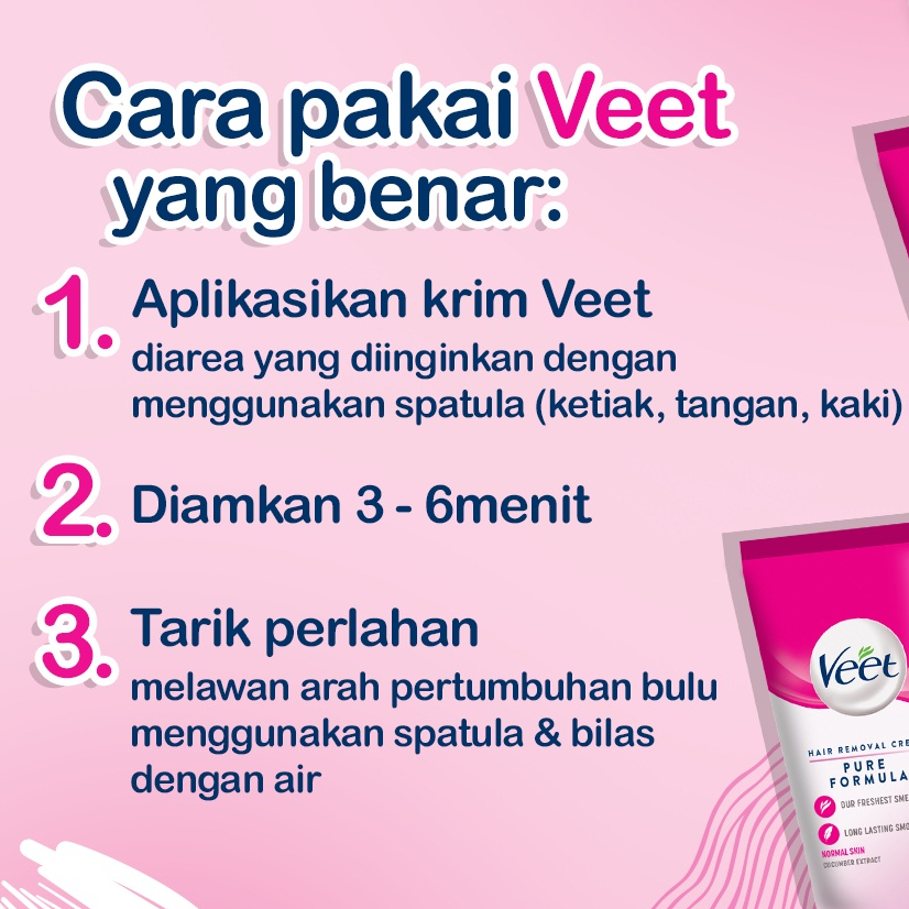 Veet Hair Remover Cream Perontok Bulu Penghilang Bulu