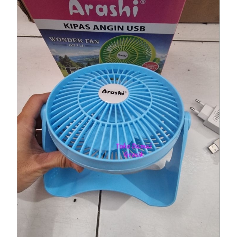 Arashi Wonder Fan Desk Fan USB 631U Kipas angin USB