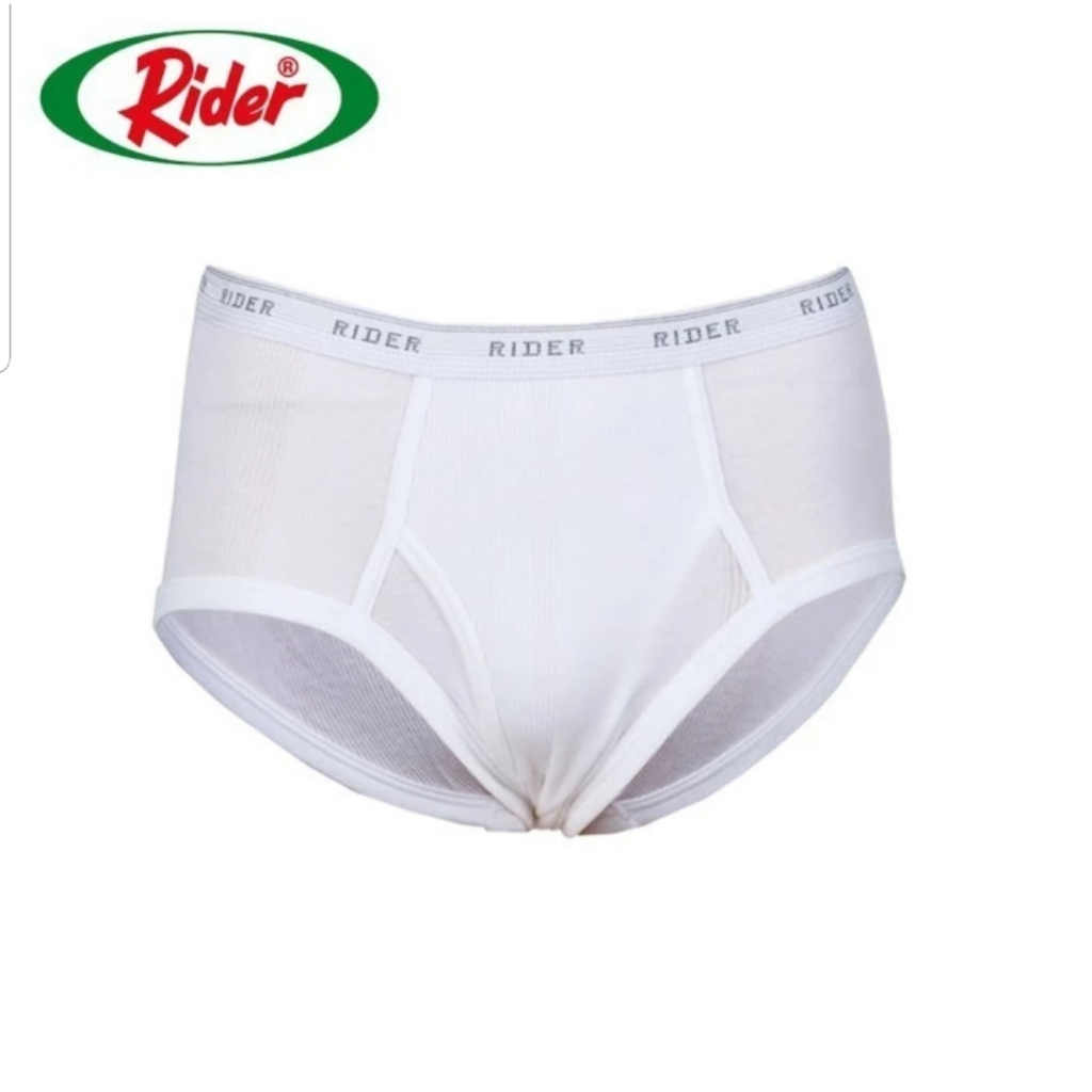 RIDER 125B CD pria dewasa berkualitas / CD pria rider PUTIH / CELANA DALAM RIDER | Zulan Shop