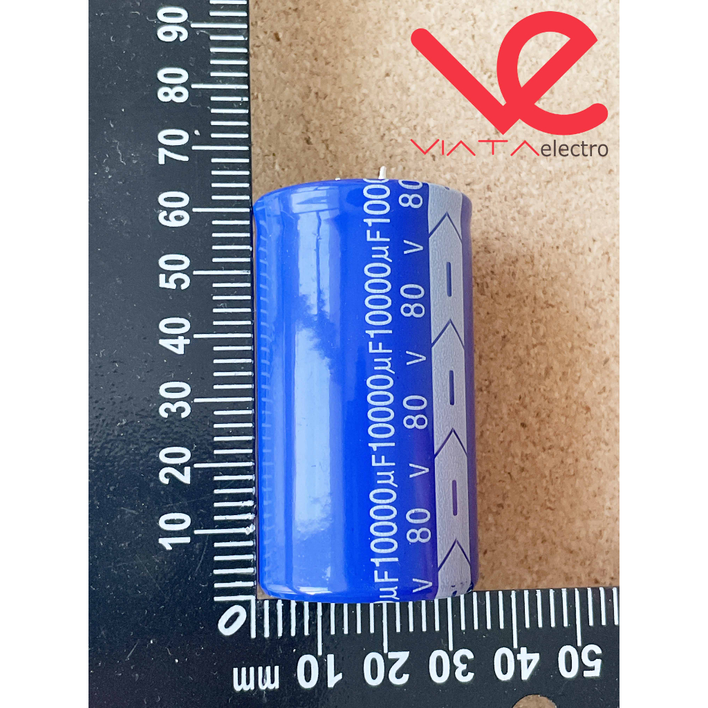 KAPASITOR ELCO 10000UF 80V NICHICON ORIGINAL CAPACITOR ELKO KAPASITOR 10.000UF 80 V NCH