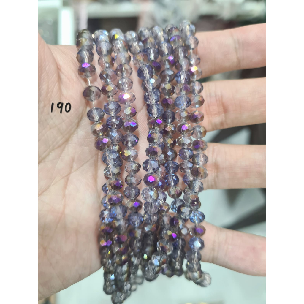 Kristal Ceko Bulat 8 mm warna [2/2] per 10 strings