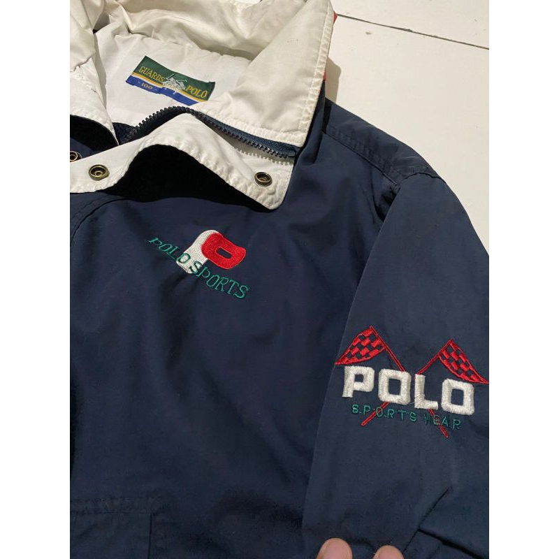 windbreaker polo ralph vintage
