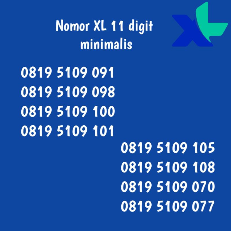 nomor xl cantik 11 digit super ngobrol 4G