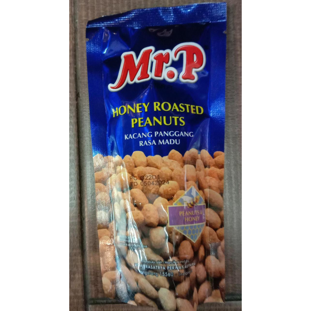 

Mr.p honey roasted peanuts 80g