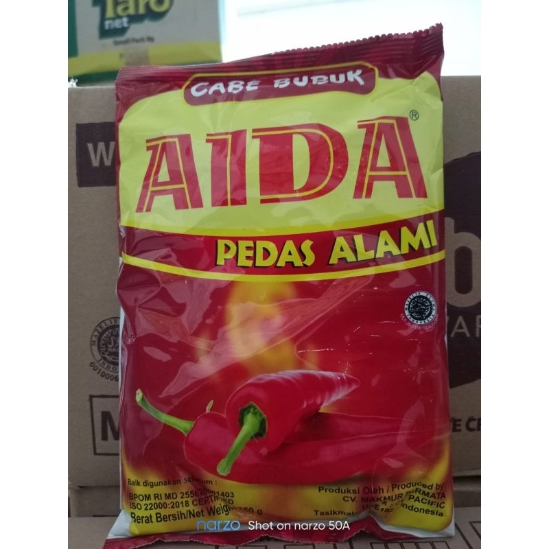 

Bubuk Cabai Kering Aida 250 gr