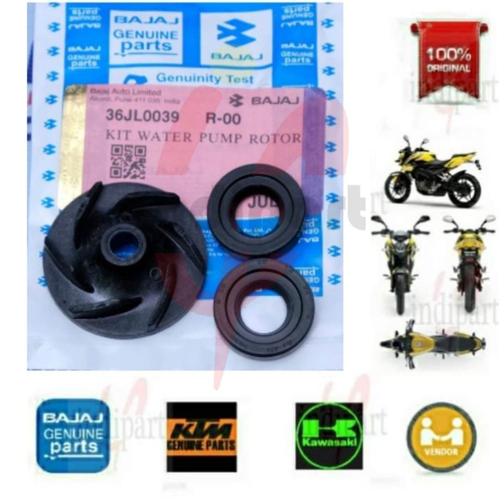 Karet seal sil waterpump water pump set kawasaki NS 200  Bajaj Pulsar NS 200 NS200