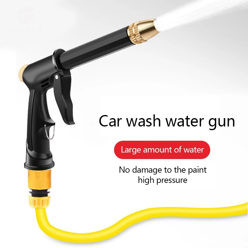JE.ID Semprotan Air Tekanan Tinggi Semprotan Air Steam Cuci Mobil High Pressure Water Jet Gun Penyemprot Pembersih Rumah dan Mobil Semprotan Air Tanaman Semprotan Air Portable Membersihkan Mesin Cuci Mobil Taman Selang Penyiraman Nozzle