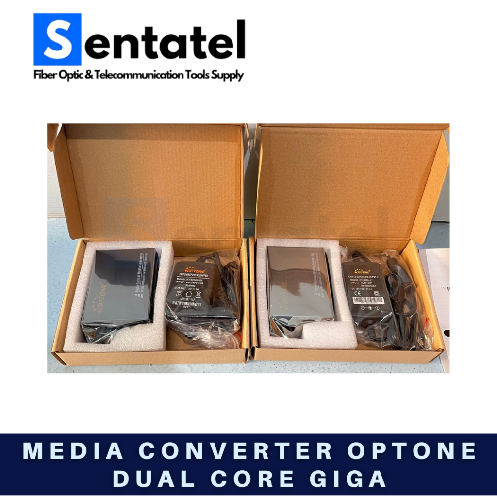 OPTONE MEDIA CONVERTER 10/100/1000 DUAL CORE GIGA