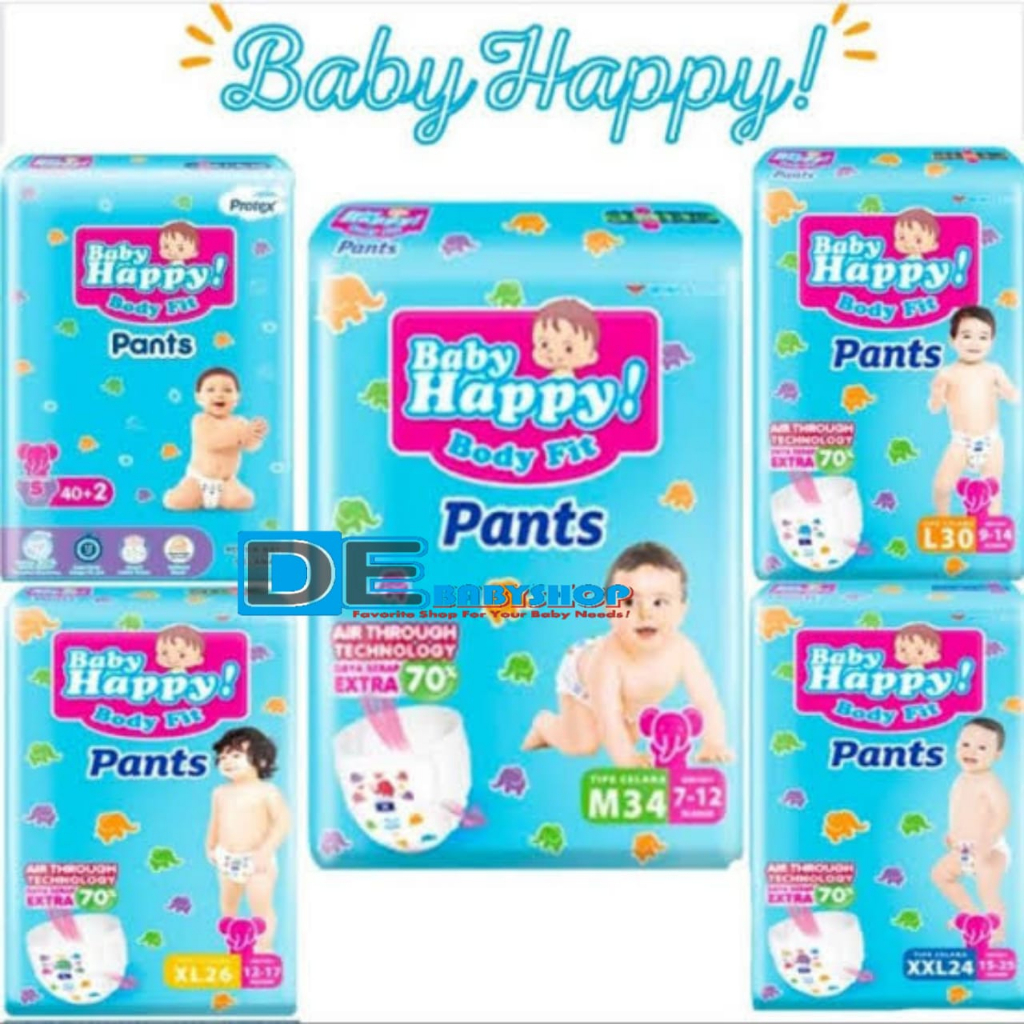 Baby Happy Pants M32 / L28 / XL26 / XXL24 / S38+2