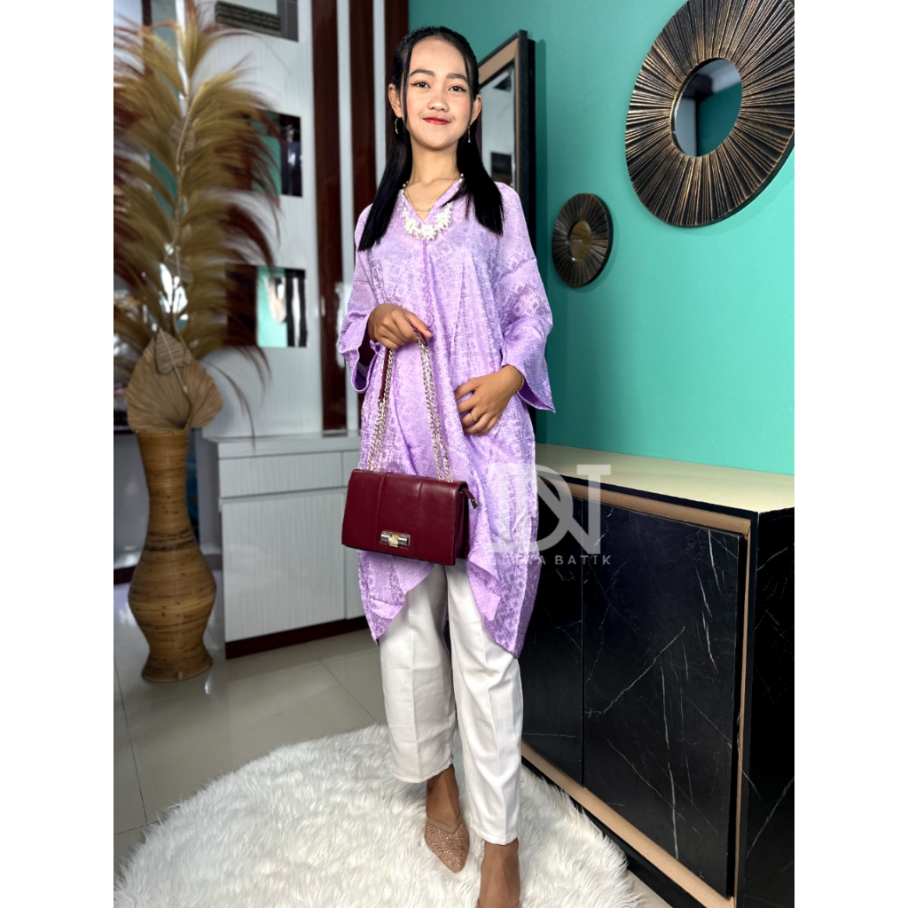 BLUOSE KAFTAN TUNIK VISCOSE ARUNA by Diana Batik
