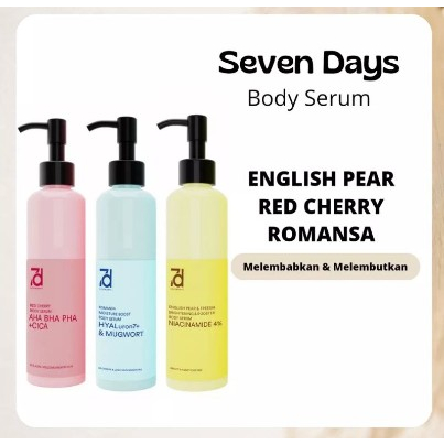 Seven Days Body Wash / Body Serum Series