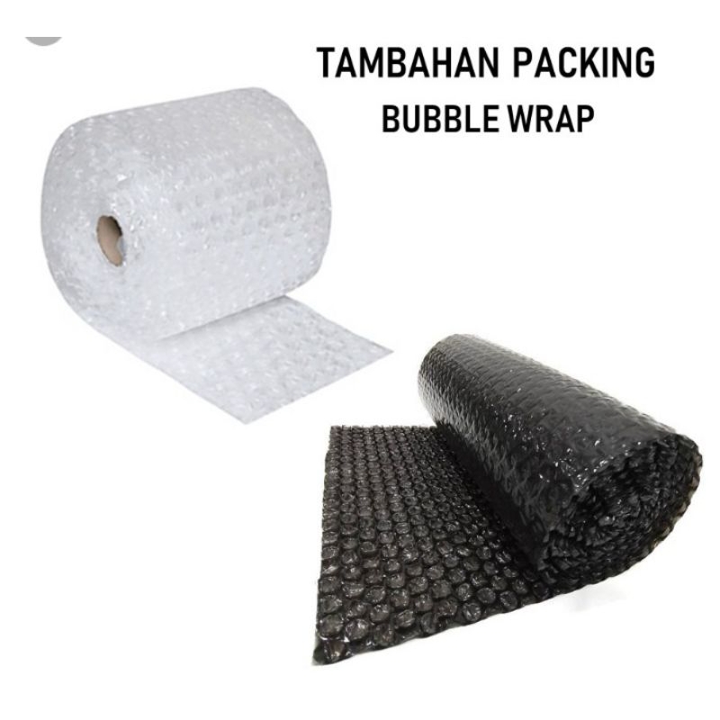 

Tambahan packing bubble wrap
