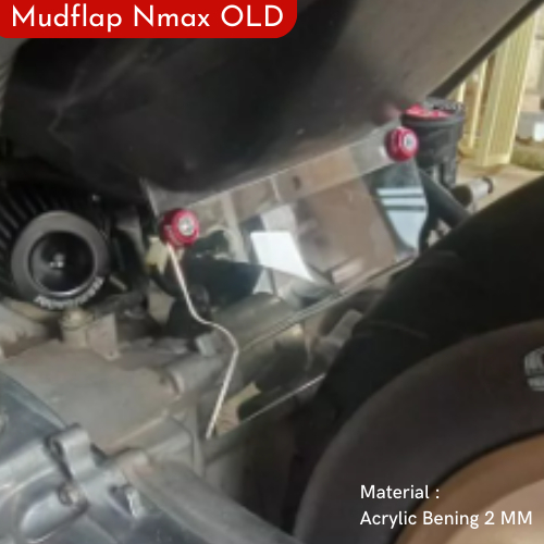 Mudflap Nmax Old Nmax New Mudflap Yamaha Nmax New Mudflap Akrilik Nmax New Nmax Baru Free Baut Bahan