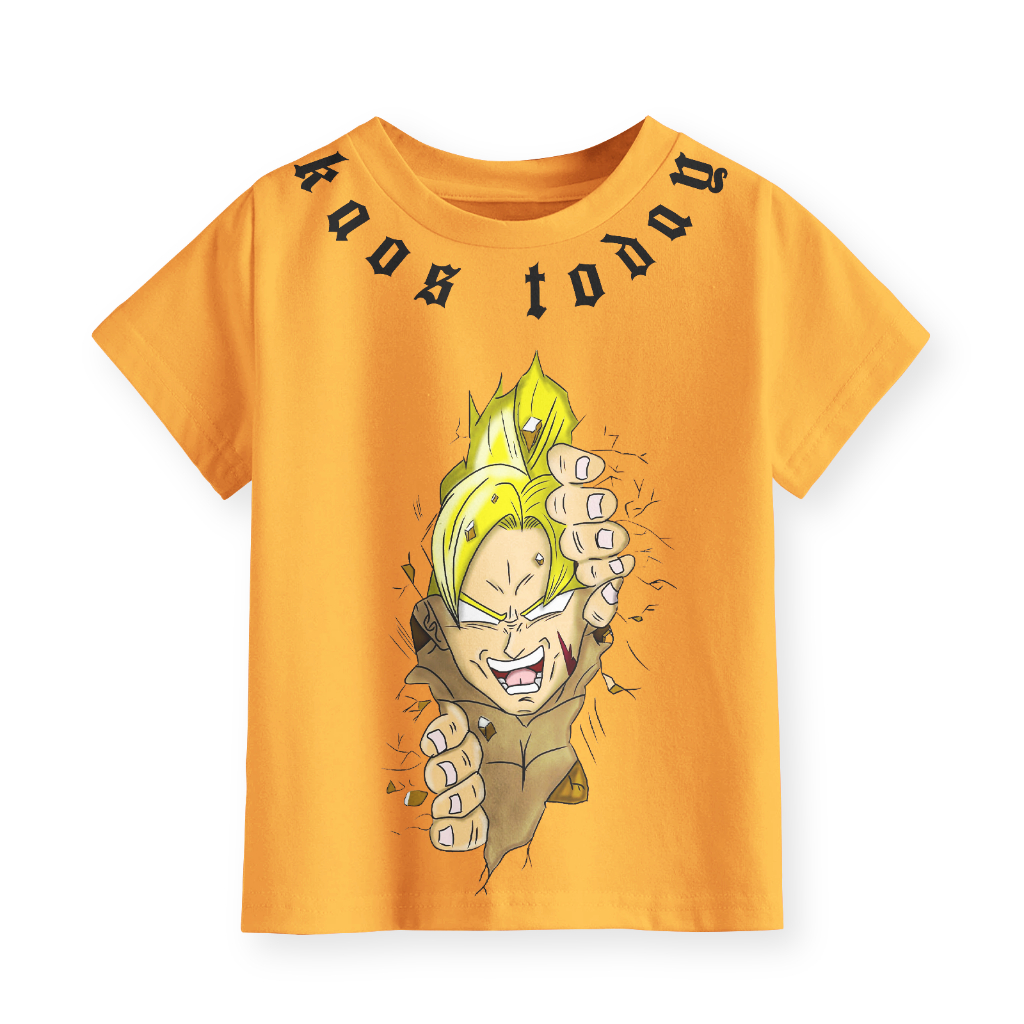 Kaos Anak Laki-Laki Lengan Pendek Terbaru Motif Goku