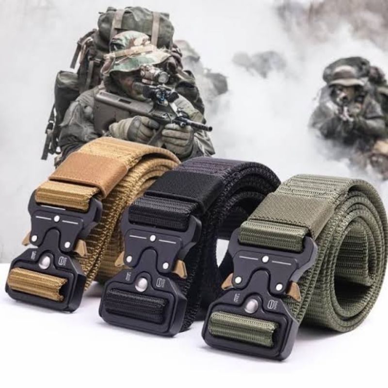 Gesper Sabuk Army Ikat Pinggang Belt Tactical Militer Blackhawk Cobra