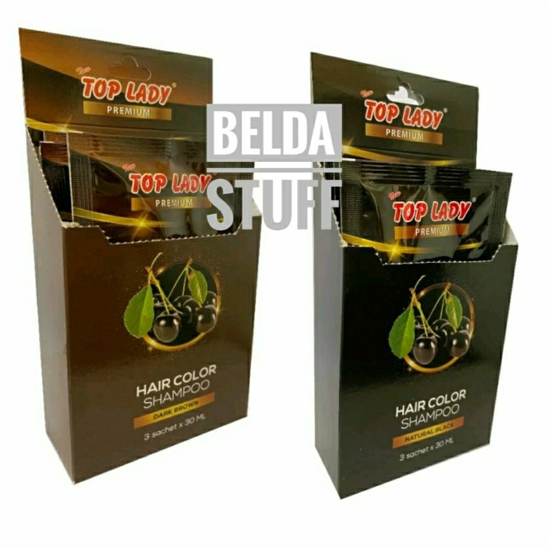 Top Lady Premium Hair Color Shampoo
