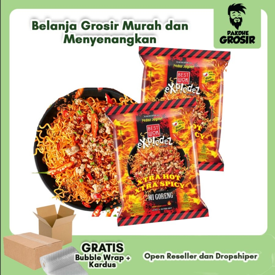 

Best Wok Mi Goreng Xtra Hot Xtra Spicy (2pcs) | Mie Best Wok