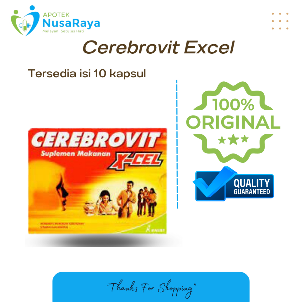 Cerebrovit X-Cel 10 Kapsul
