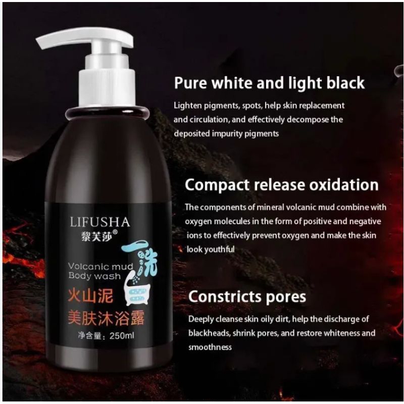 LIFUSHA Sabun lumpur vulkanik deep cleaning moisturize skin berkualitas