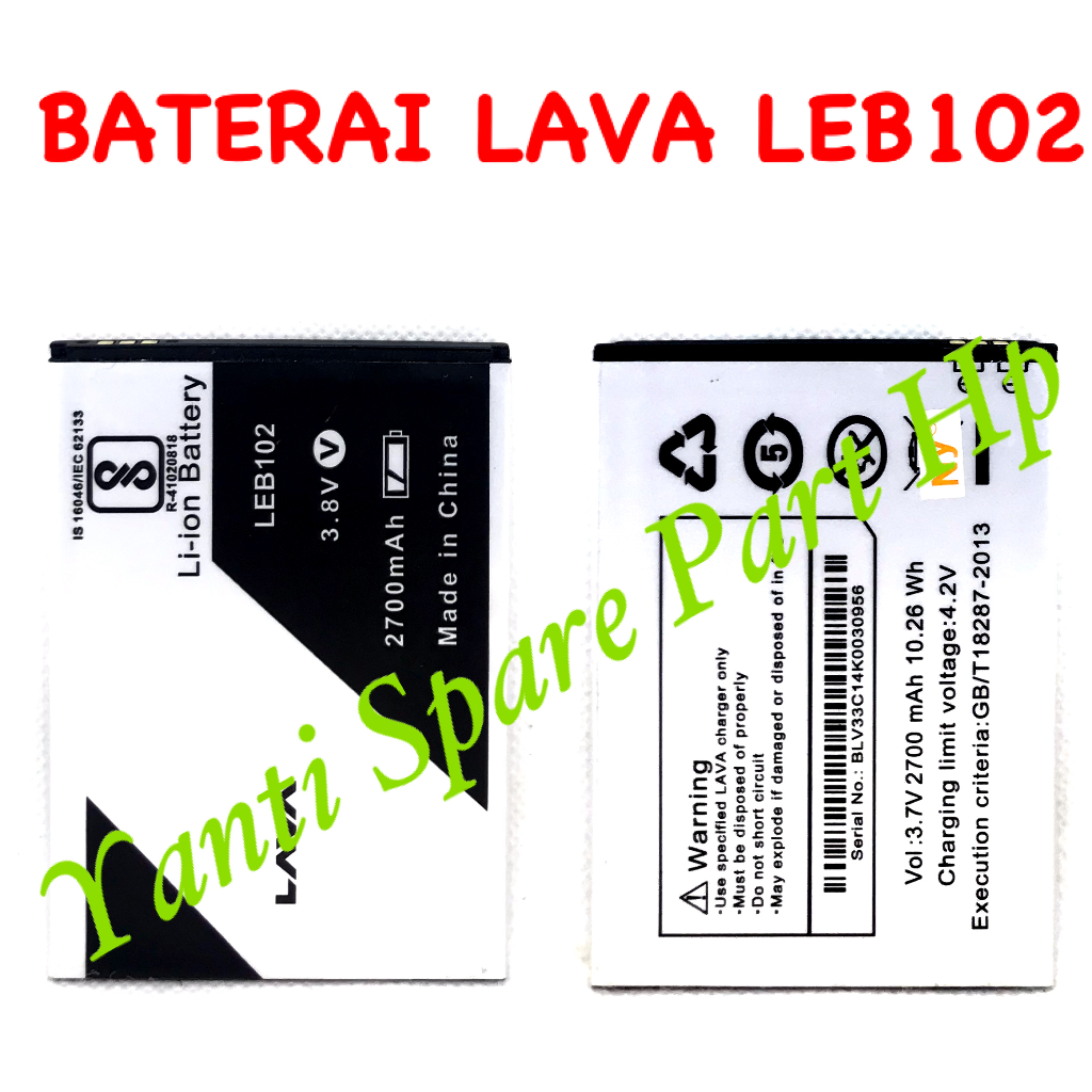 Baterai Lava Grand 2 LEB102 Orignal New