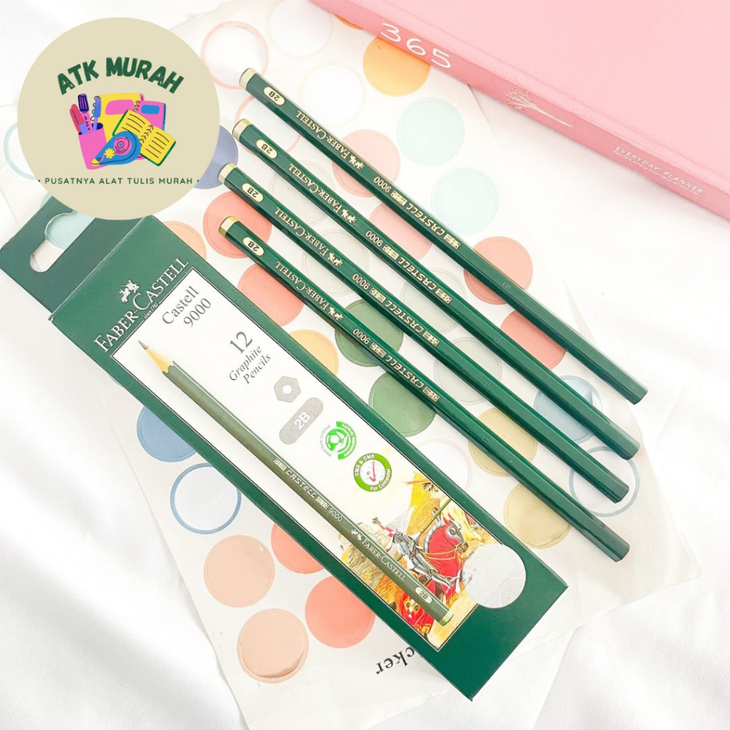 

Pensil 2B Faber Castell Graphite ORIGINAL Pensil 2B Ujian Komputer (1pcs) Alat Tulis Kantor TERMURAH COD