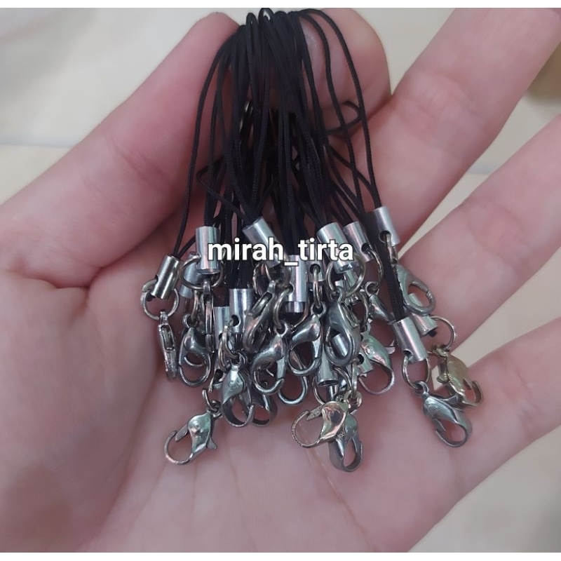 ❤SISA PABRIK❤ 30 Pcs Tali gantungan HP .Tali USB. Tali Lanyard kokot udang. tali lanyard curah. tali