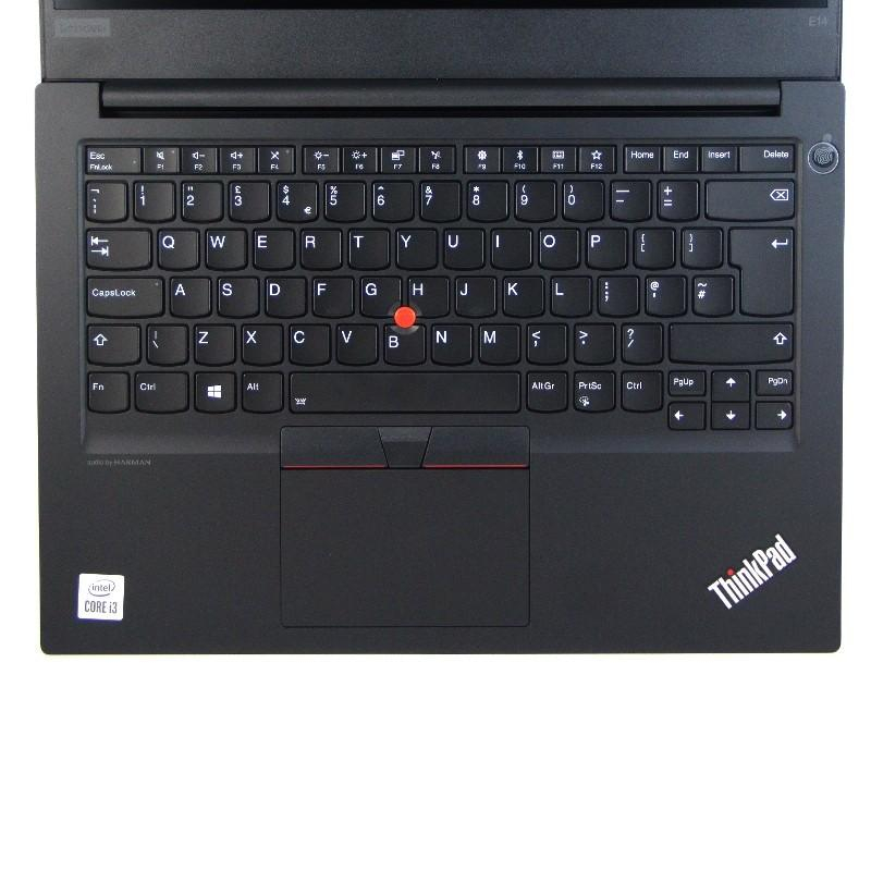 LENOVO THINKPAD E14 [CORE I3-10110U / RAM 8 GB DDR4 / 256GB SSD NVME + SLOT HDD / INTEL UHD GRAPHICS / 14&quot; FHD / BLACK / FREE INSTALL WINDOWS 10 + OFFICE / BONUS TAS LAPTOP / SUPPORT FINGERPRINT + HDMI] - TEKNO KITA