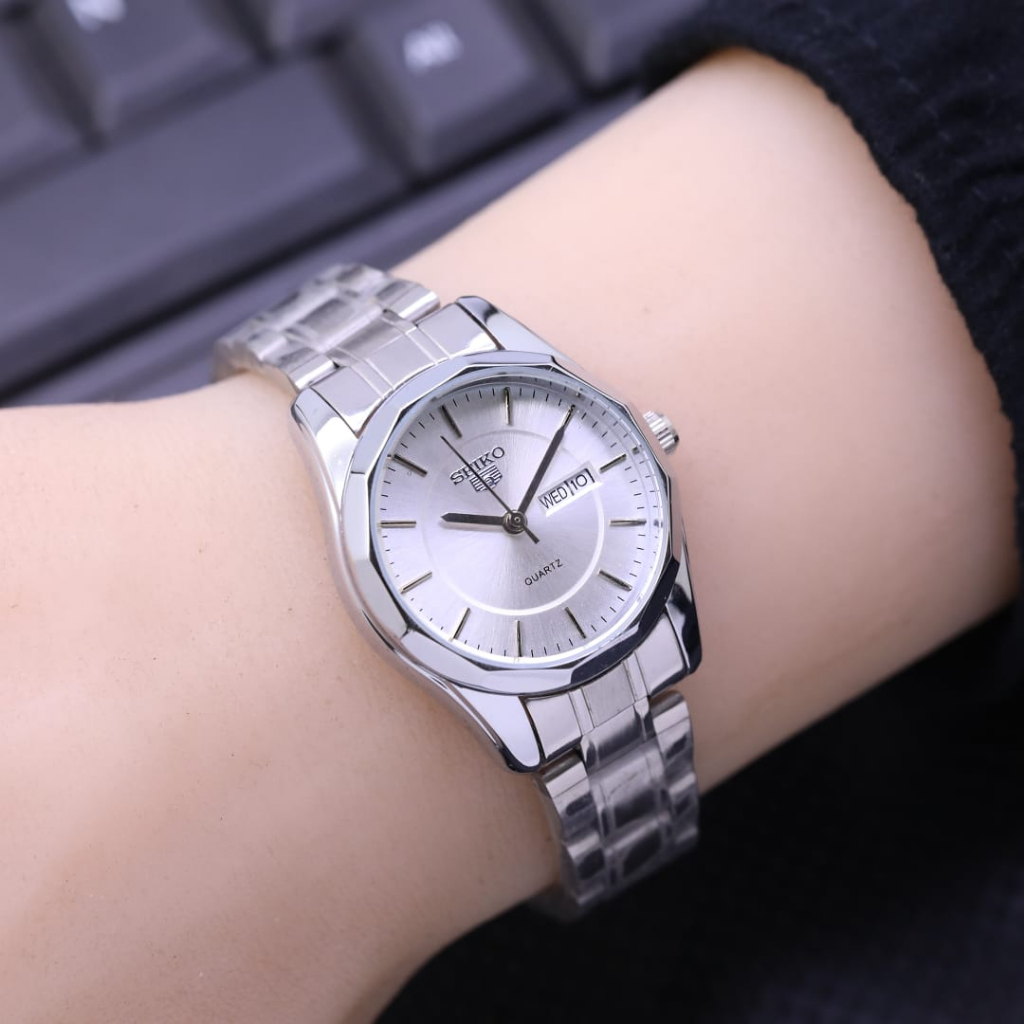 JAM TANGAN WANITA SEIKO DATE DAY RANTAI AKTIF LS07