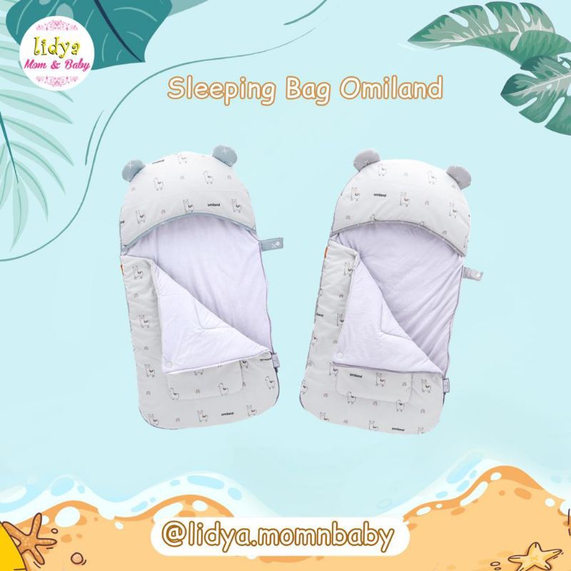 Omiland Sleeping Bag Sloth Kantong Tidur Bayi Selimut Bayi Kado bayi