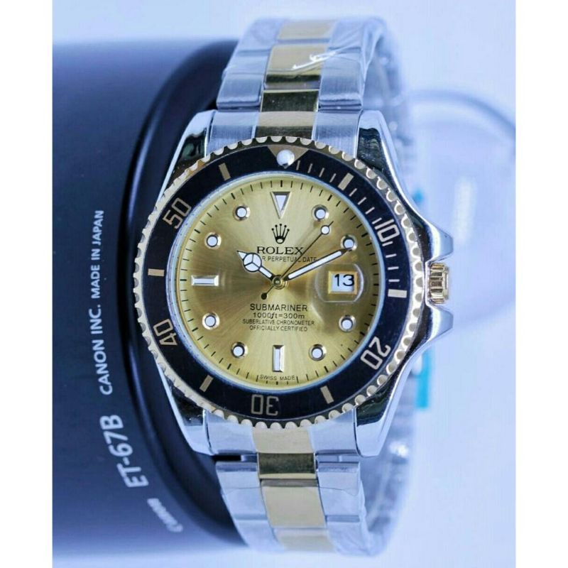 Jam Tangan Pria Rolex Submarine TANGGAL AKTIF / GROSIR JAM TANGAN MURAH R9