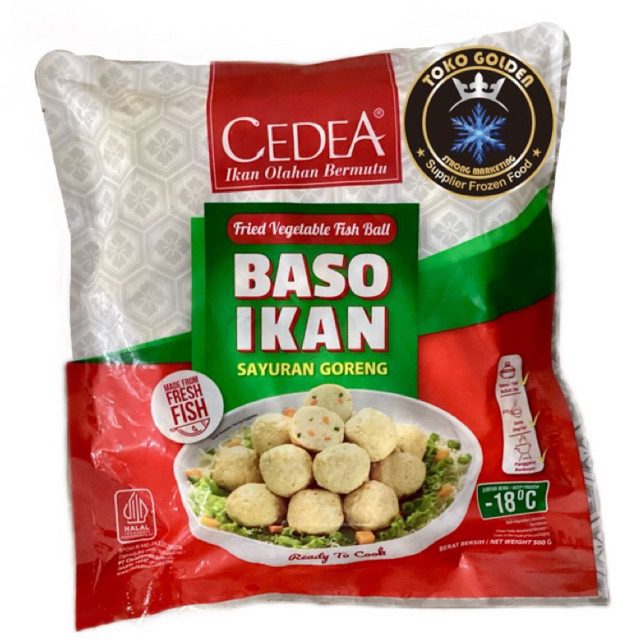 

Cedea baso ikan sayur goreng 500g