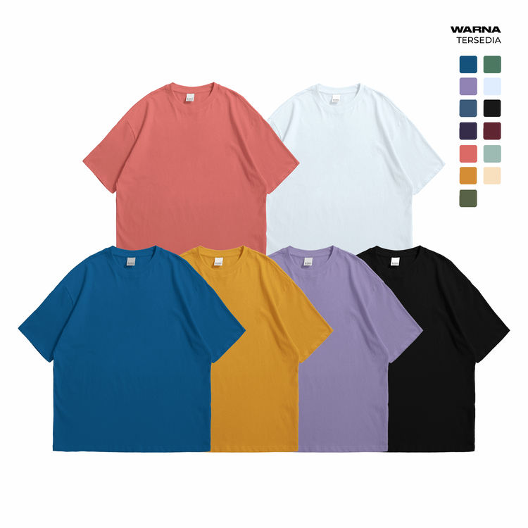 PublicFashion - T-Shirt Oversize Polos - T-shirt Kasual