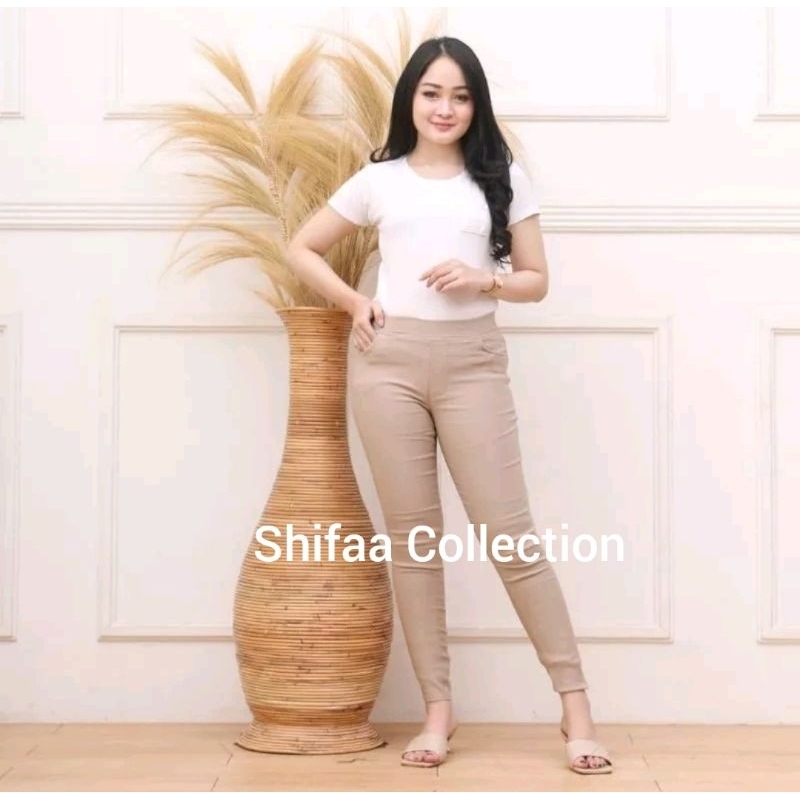 Celana Legging Panjang Dewasa / Legging Murah / Legging Jumbo / Celana Panjang / Celana Kerja / Wanita Baggy /Celana Jeans Wanita / Celana Jeans Jumbo Wanita / Celana Legging Bahan Twill Combad Diamonds Stread Standar Jumbo Super Jumbo