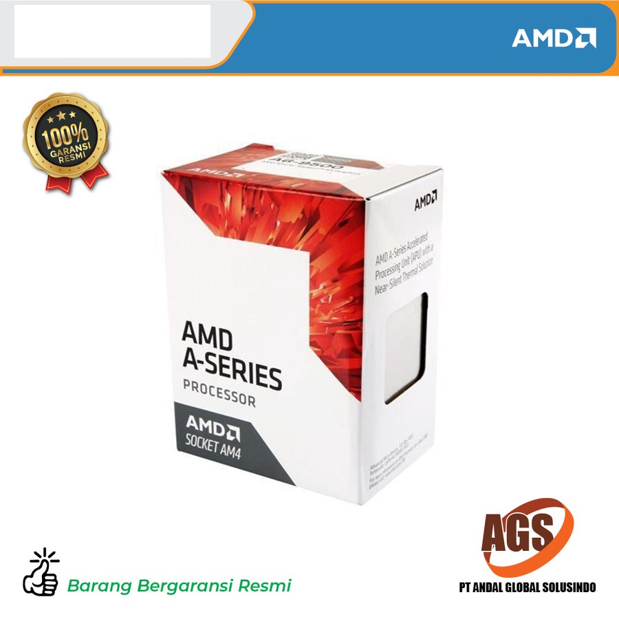AMD Processor APU A6-9500 Socket AM4 BRISTOL 7th Gen Radeon Graphic