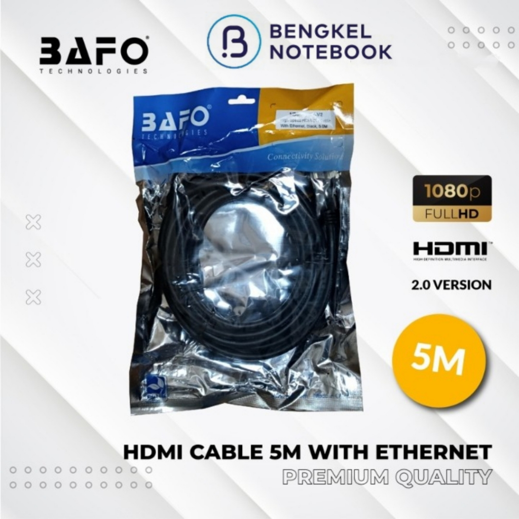 Kabel HDMI Cable BAFO 5 Meter Good Quality