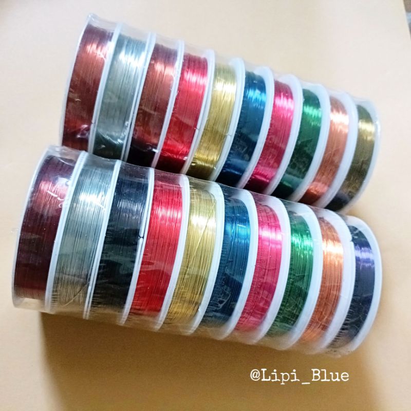 Kawat 0.3 & 0.4 | special copper wire for jewelry| bahan aksesoris craft handmade Bross