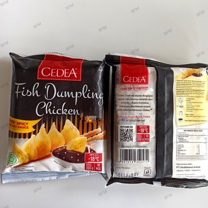 

Cedea Dumpling Chicken (10 Pcs) 200 Gr