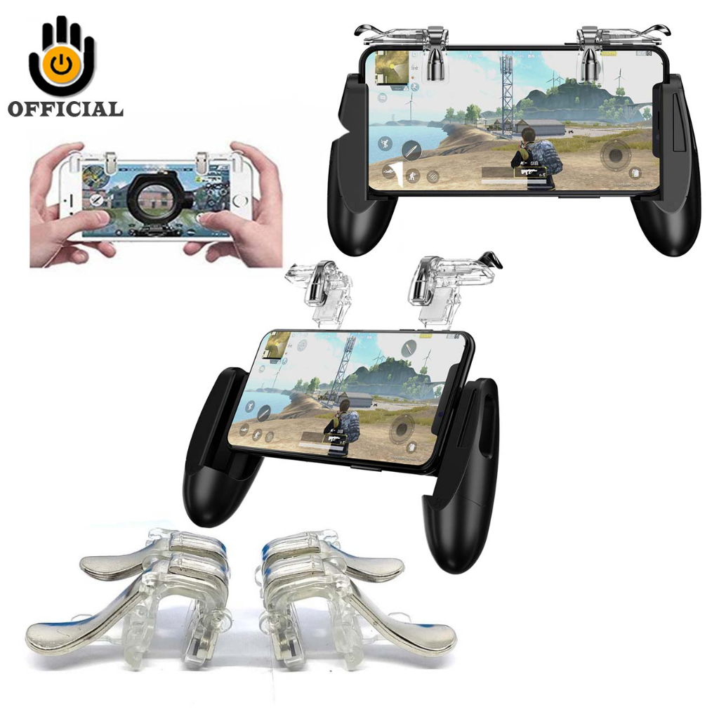 Trigger joystick  1 Pasang Tombol alat bantu gaming Tembakan untuk PUBG  L2 R2/L1 R1Smartphone topquality