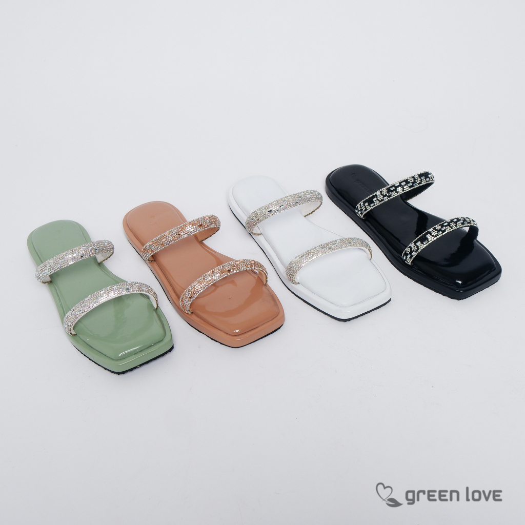 Green Love Sandal Wanita VEGAS