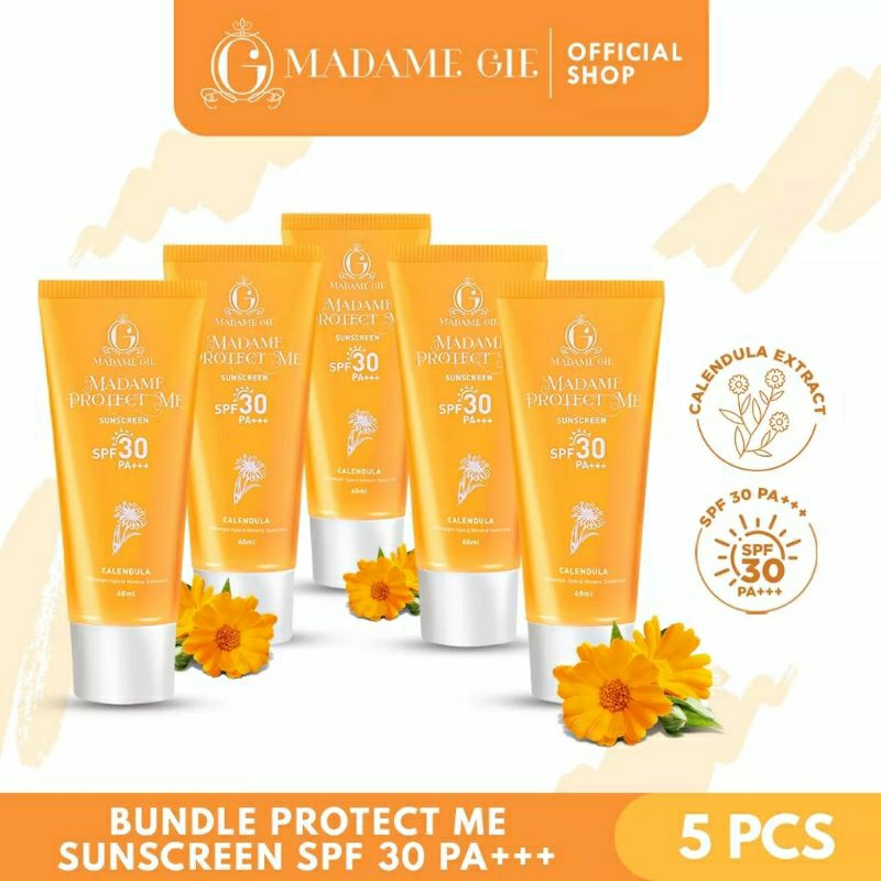 Sunscreen Madame Gie Mdame Protect Me SPF30 PA+++ With Calendula Extract 60ml