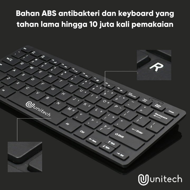 Keyboard Mini USB Unitech K1000 Keyboard Kabel Portable