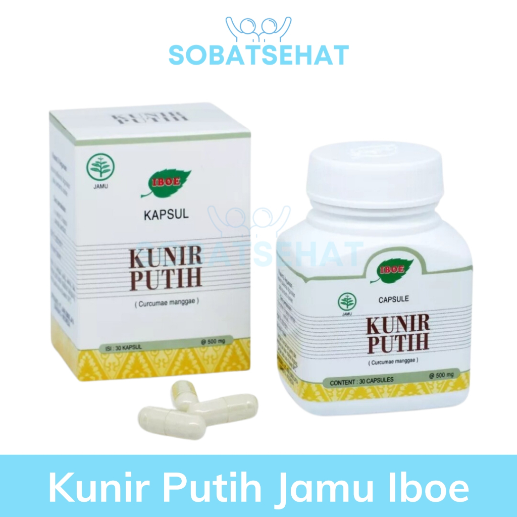 Kunir Putih Jamu Iboe Isi 30 Kapsul