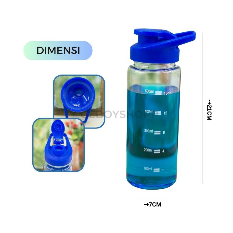 [CLEARANCE SALE] Botol Minum / Tempat Minum / Botol Air General Unik 500ML Foodgrade