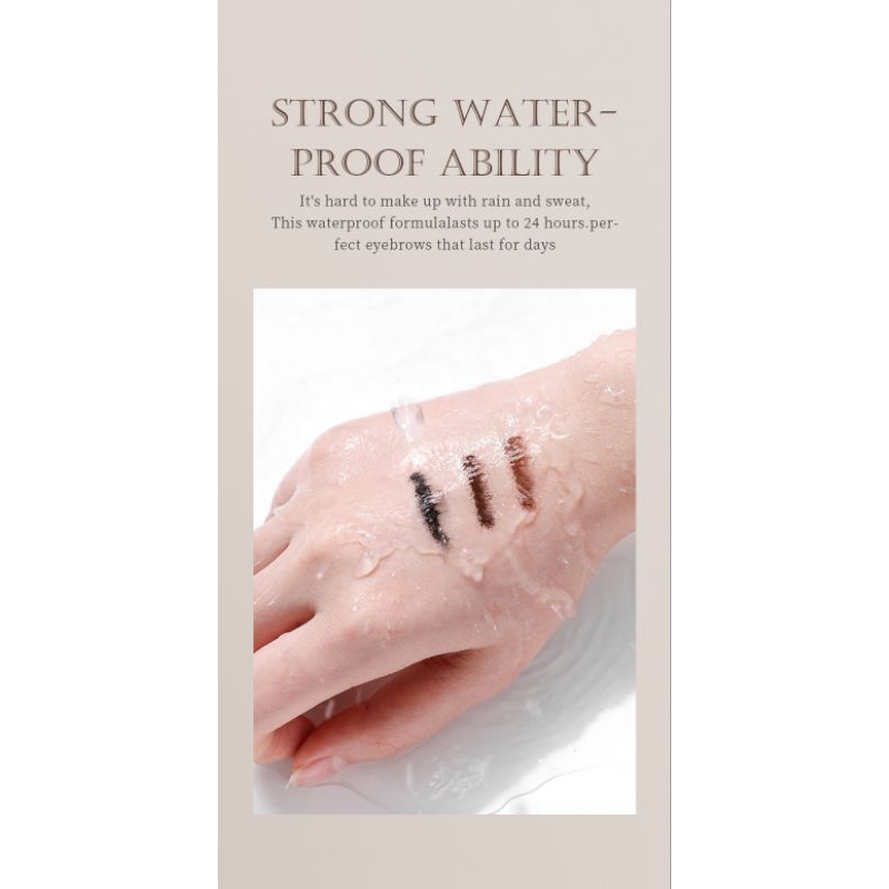 Eyebrow Cream Waterproof FIT COLORS Original Krim Alis Mata 12g