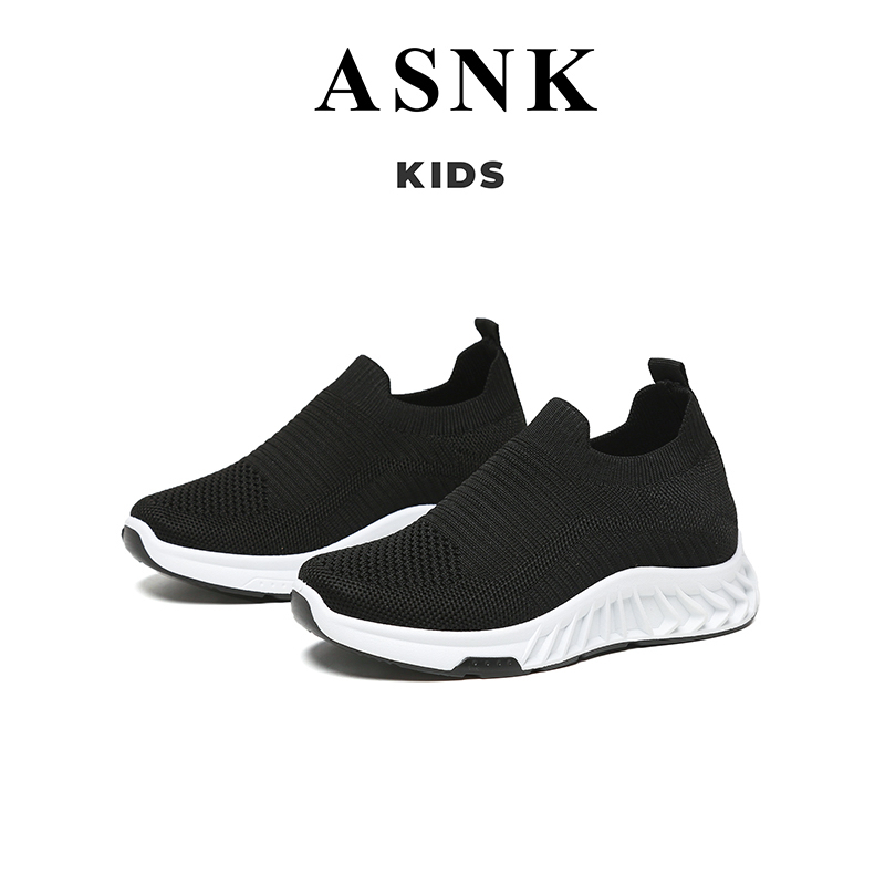 [GROSIR][COD] SEVEN_DAY SEPATU RAJUT SNEAKERS ANAK-ANAK UNTUK USIA 2-9 TAHUN / BOY &amp; GIRL ABU WM2315